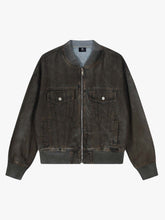 Retro Wasteland Dirty Dyed Denim Jacket