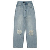 MIXED EMOTION Rhinestones Jeans