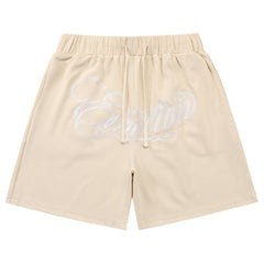 MIXED EMOTION Embroidery Shorts