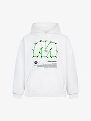 Unique Retro Letter Print Graphic Hoodie