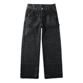 Purple Brand Crystal Diamond Jeans #PU104
