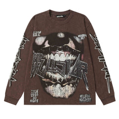 Hellstar Studios Face Long Sleeve Tee