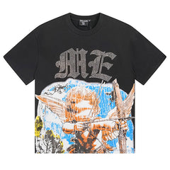 MIXED EMOTION “Angel” Rhinestone Tee