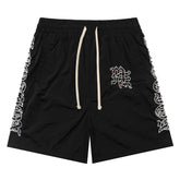 MIXED EMOTION “ME” Rhinestone Shorts