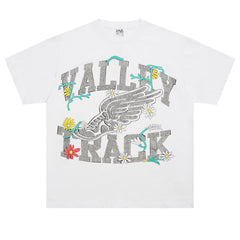 VALLEY Vale Forever WHITE BLING Rhinestone TEE