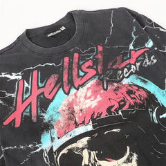 HELLSTAR SATAN Pattern T-Shirt