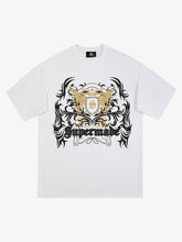 Crown Print Studded Short Sleeve T-shirt