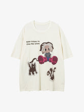 Pixel Art Cartoon Graphic T-Shirt