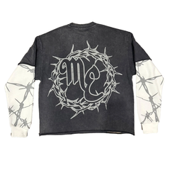 MIXED EMOTION “Barbed Wire” thermal Long Sleeve Tee