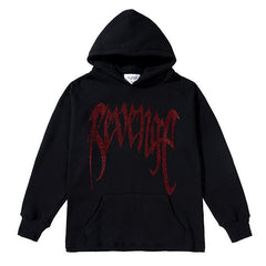 REVENGE Rhinestone HOODIES