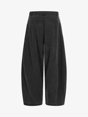 Riveted Pleated Casual Scimitar Pants