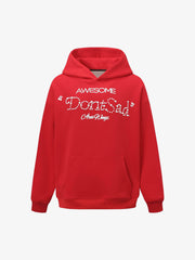 Street Hip-Hop Foam Print Hoodie