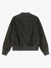 Retro Wasteland Dirty Dyed Denim Jacket