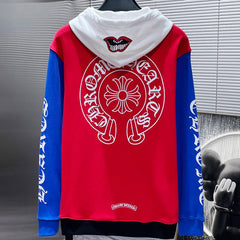 Chrome Hearts Matty Boy Chomper Color Block Hoodie