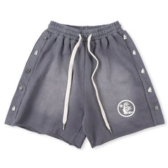 Hellstar Studios Snap Shorts Grey