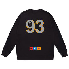 BAPE Ape Head WGM Alphanumeric Print Sweatshirt