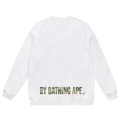 BAPE Ape Head Camo Pattern Print Sweatshirt