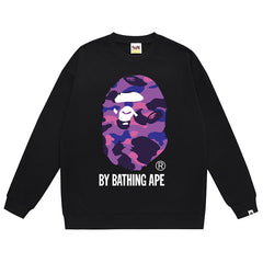 BAPE Ape Head Pattern Print Sweatshirt