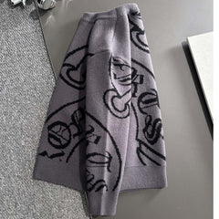 Chrome Hearts Classic Jacquard Lettered Pullover Sweater