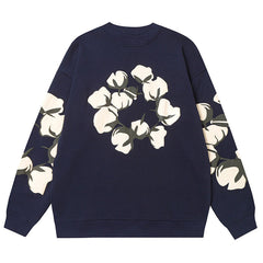 Denim Tears Kapok Pattern Printed Sweatshirts