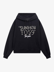 Street Beaded Loose Hoodie