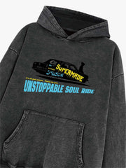 SPUERMADE Unstoppable Soul Ride Graphic Hoodie