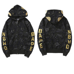 BAPE GOLD BAPE LETTER Hoodie