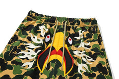 BAPE x READYMADE ABC Camo Eagle Wide Sweat Shorts