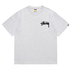 BAPE X Stussy Basic Pigment Dyed Tee