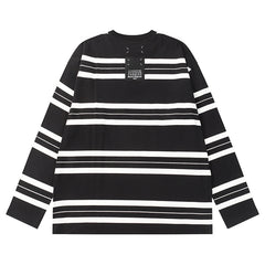 Maison Margiela 2024ss Crew Neck Stripes Sweatshirt