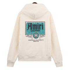 AMlRI Logo-Print Hoodies