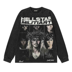 Hellstar Studios Face Long Sleeve Tee