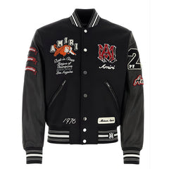 AMIRI Varsity Vintage Patch Bomber Jacket