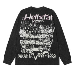 Hellstar Studios Face Long Sleeve Tee