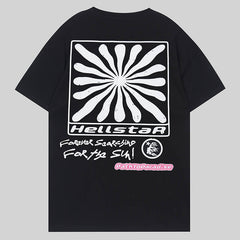 Hellstar Soarin Sun Smile Paradise Tee Black