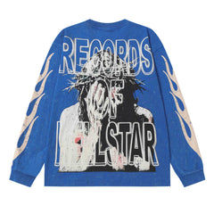 Hellstar Studios Face Long Sleeve Tee