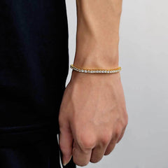 Men's Tennis Zirconia Bracelet #CHA003