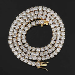 Men's Hip Hop Zirconia Tennis Necklace #CHA003