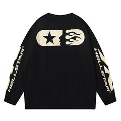 Hellstar Studios Sports Crewneck Sweatshirt Black