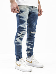Bleached on Blue Jeans