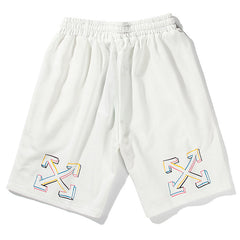 OFF-WHITE Brush Arrows Raw-Cut Shorts