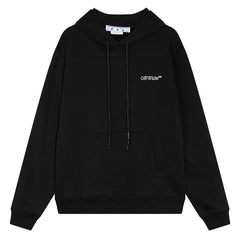 OFF-WHITE Scratch Arrow Skate Hoodie Oversize