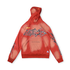 Hellstar Studios Red Washed Hoodie