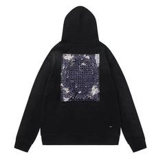 AMlRl Patch Pattern Hoodies