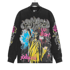 GODSPEED Statue of Liberty Long Sleeve T-Shirt