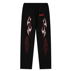 Hellstar Sports Future Flame Sweatpants Black