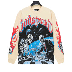 GODSPEED Skeleton Chessboard Long Sleeve T-Shirt