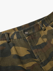 Vintage Camouflage Machete Workwear Pants