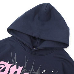 Sp5der Atlanta Hoodie-Navy #5503