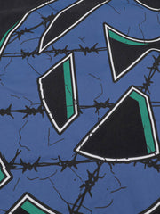 Street Retro Skull Graffiti Street Print T-shirt